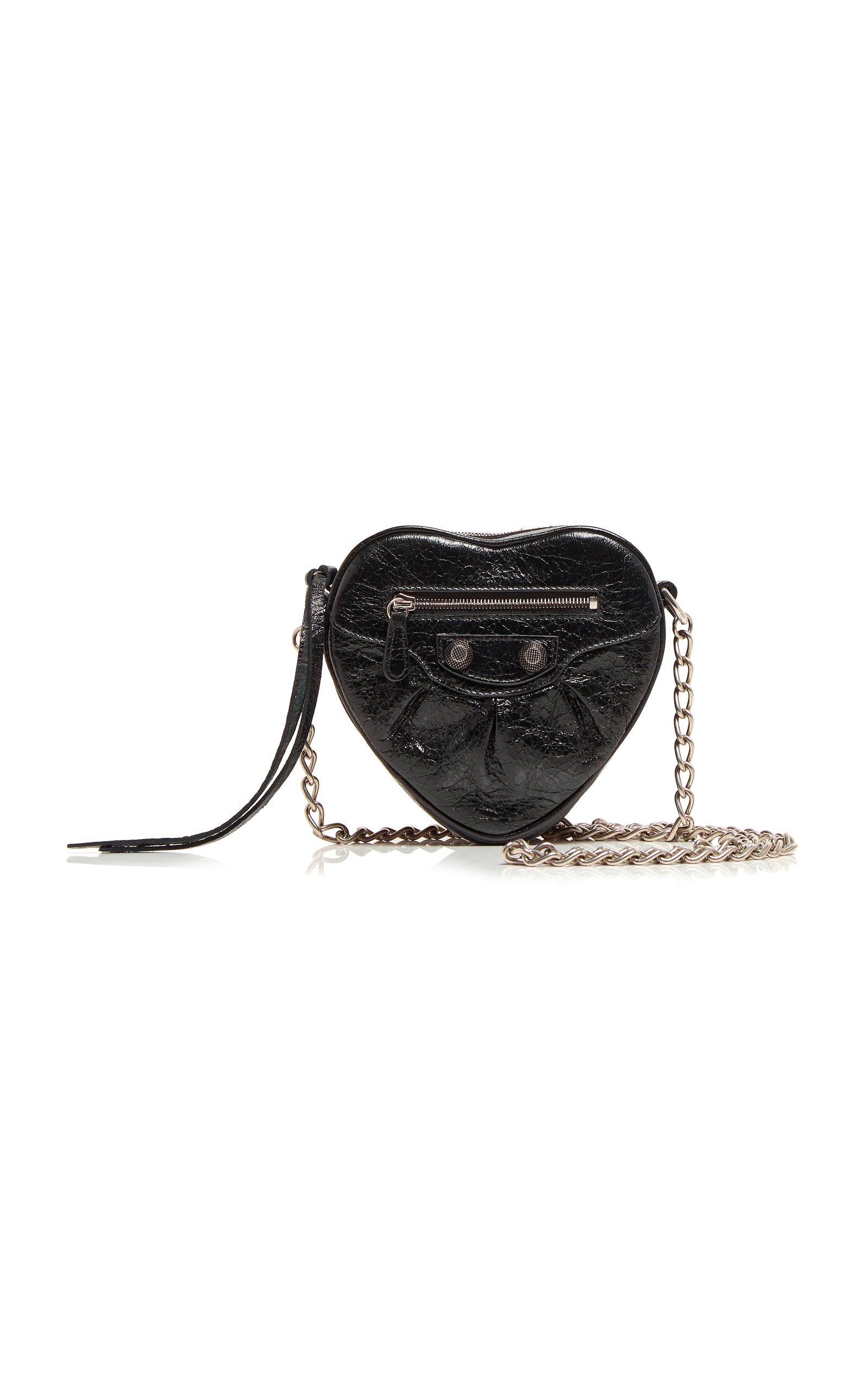 Le Cagole Leather Mini Crossbody Bag black - 1