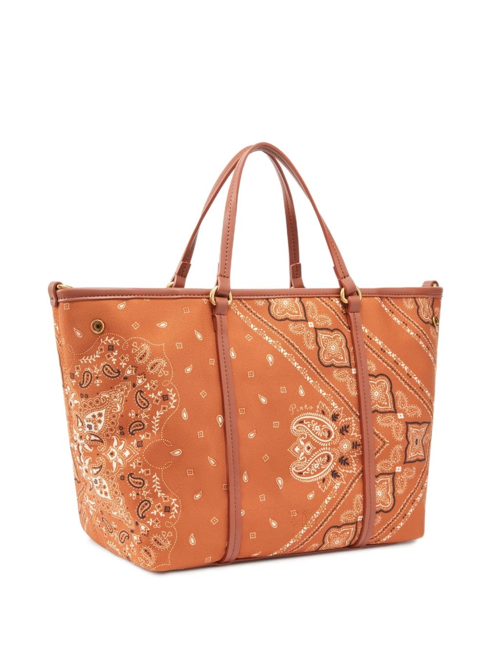 bandana-print tote bag - 2