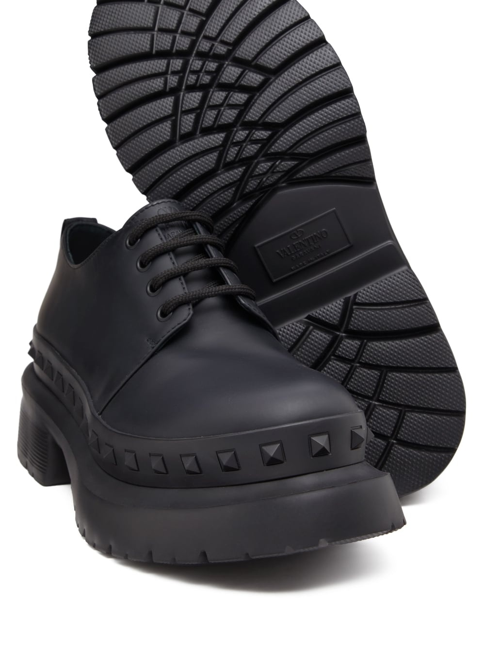 Rockstud lace-up shoes - 5