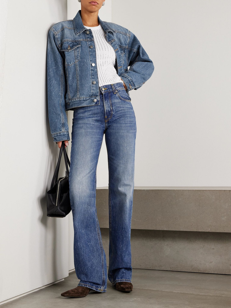 HAIKURE Star high-rise straight-leg jeans Mid denim outlook