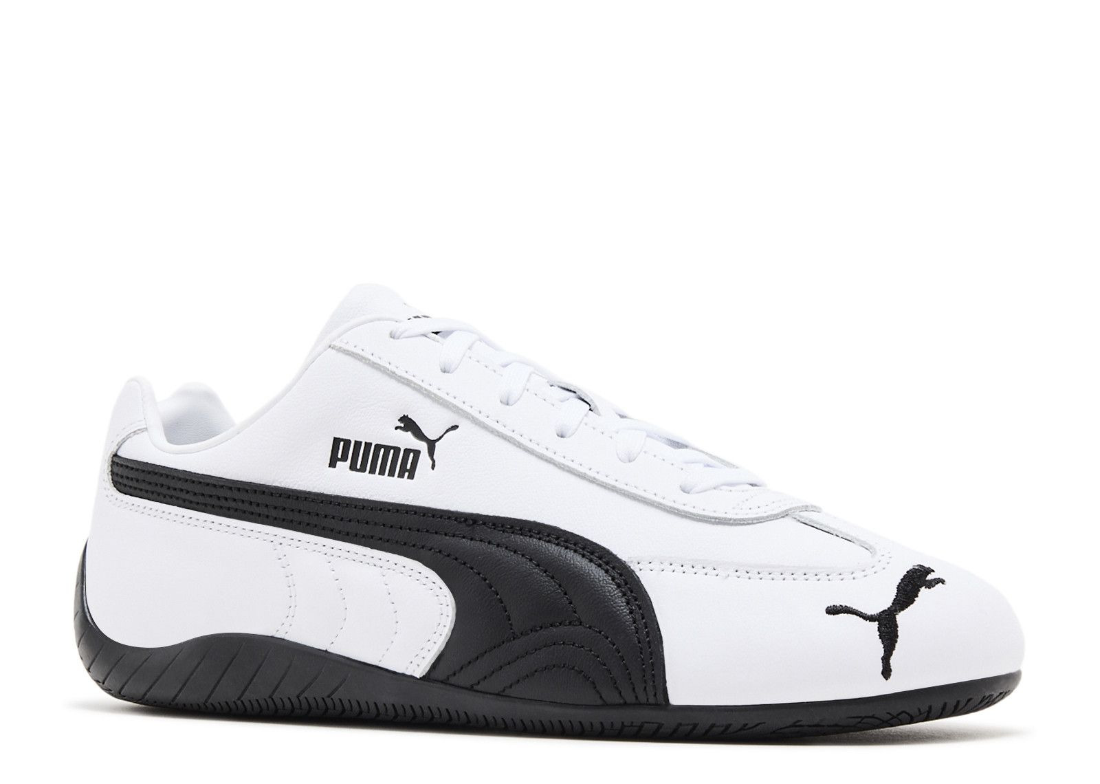 SPEEDCAT LEATHER 'WHITE BLACK' - 2
