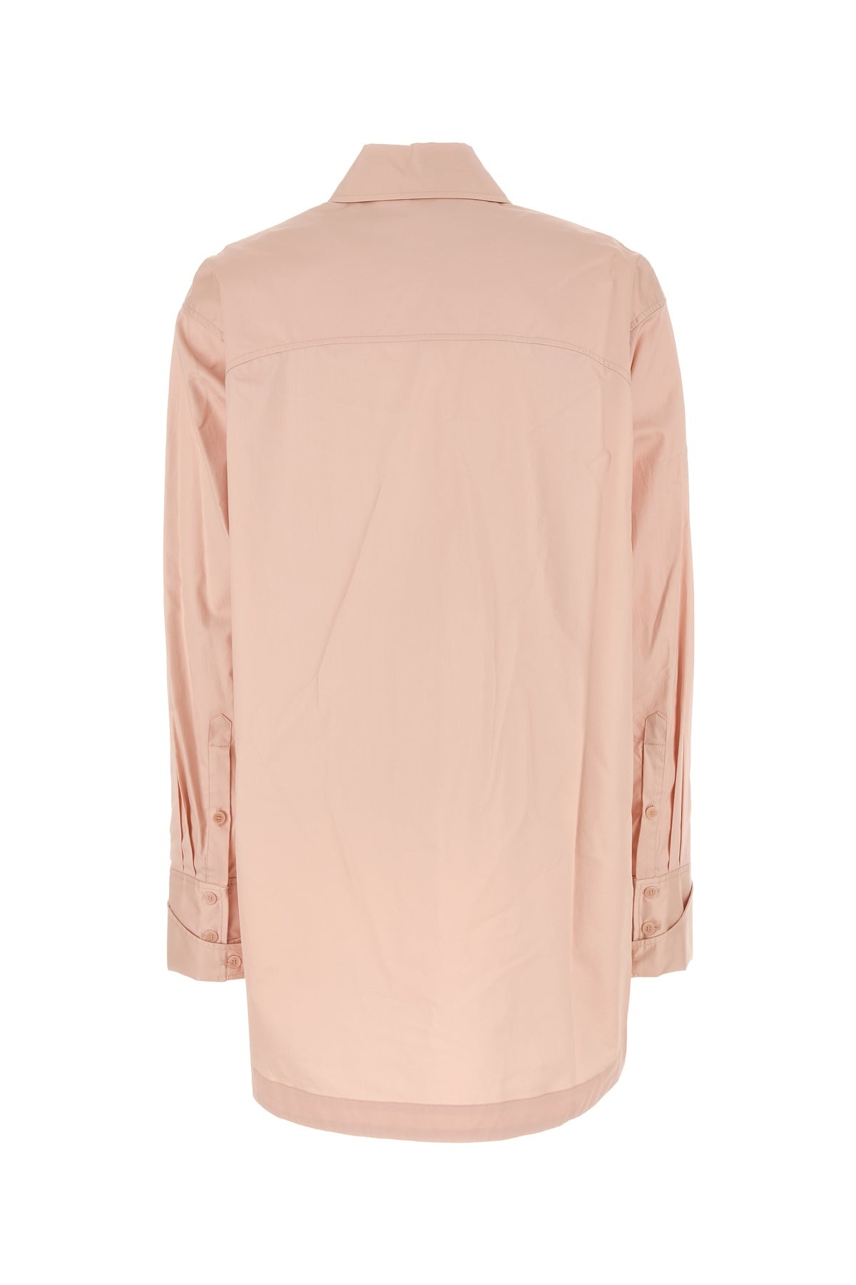Pastel pink poplin Porte oversize shirt - 2