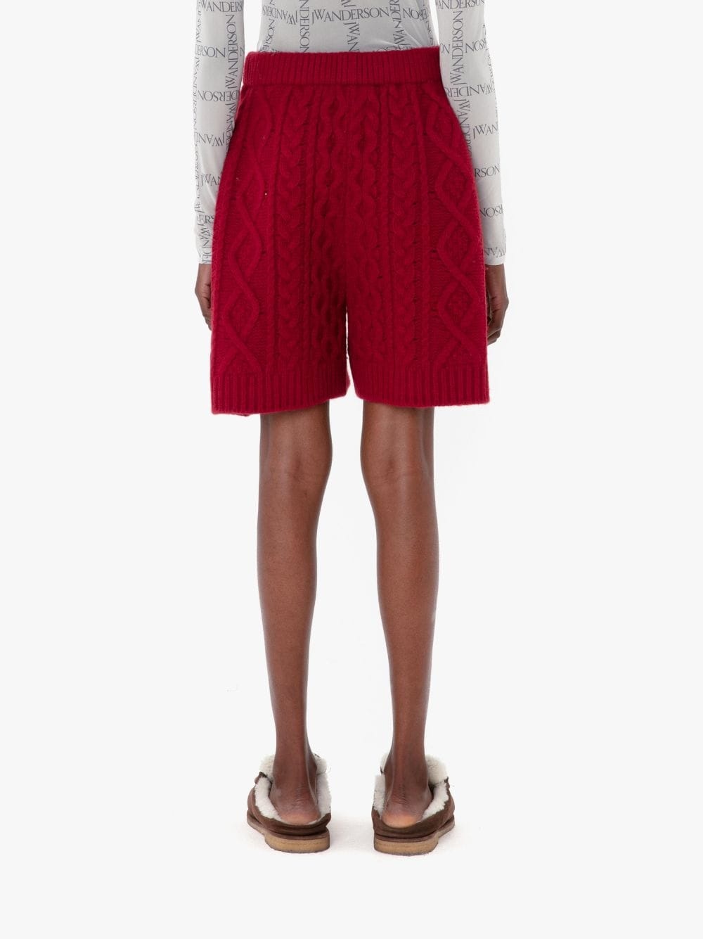 CABLE KNIT SHORTS - 3