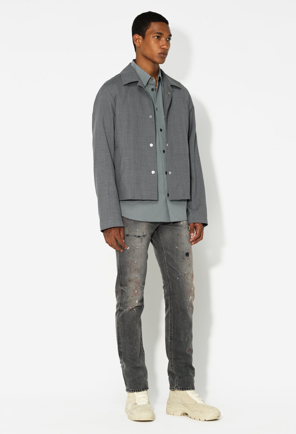 WOOL COACH'S JACKET - 2