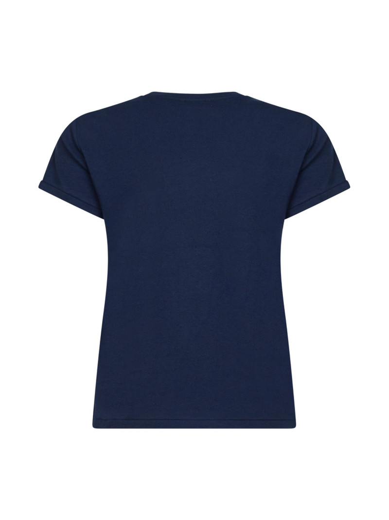 Polo Ralph Lauren Cruise navy jersey Classic-Fit crewneck T-shirt outlook