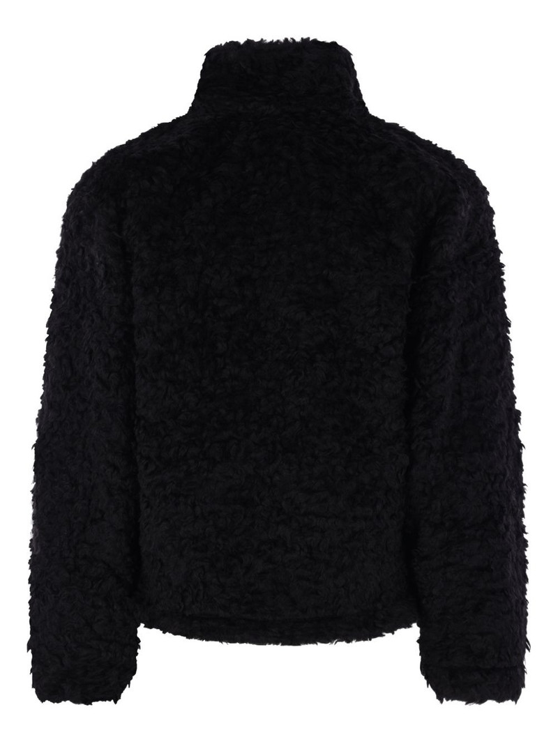 META CAMPANIA COLLECTIVE zip-up shearling jacket outlook