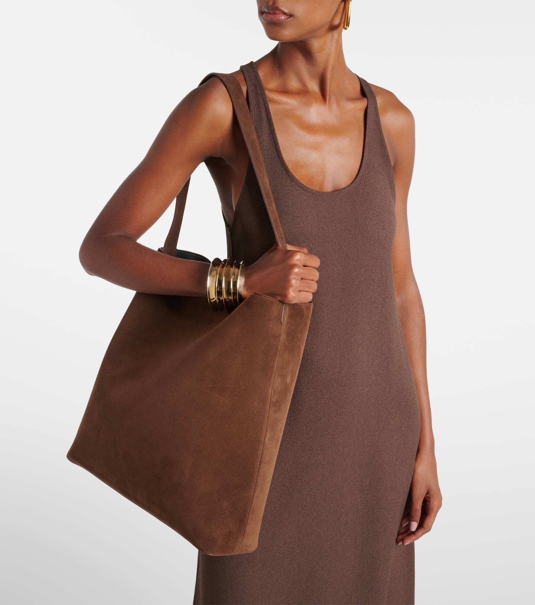 Sac Large suede tote bag - 2
