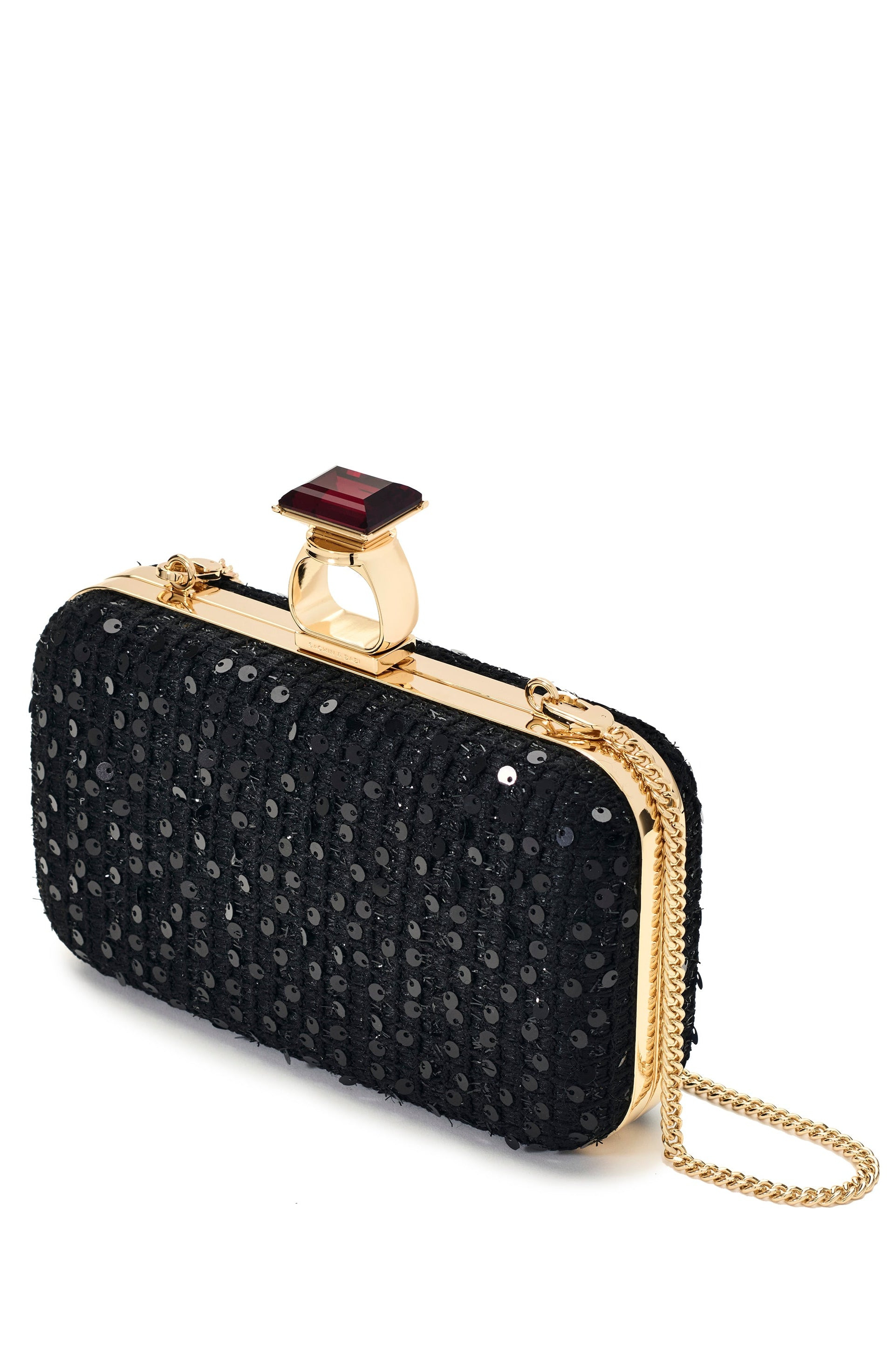 ON THE ROCKS CLUTCH - BLACK - 3