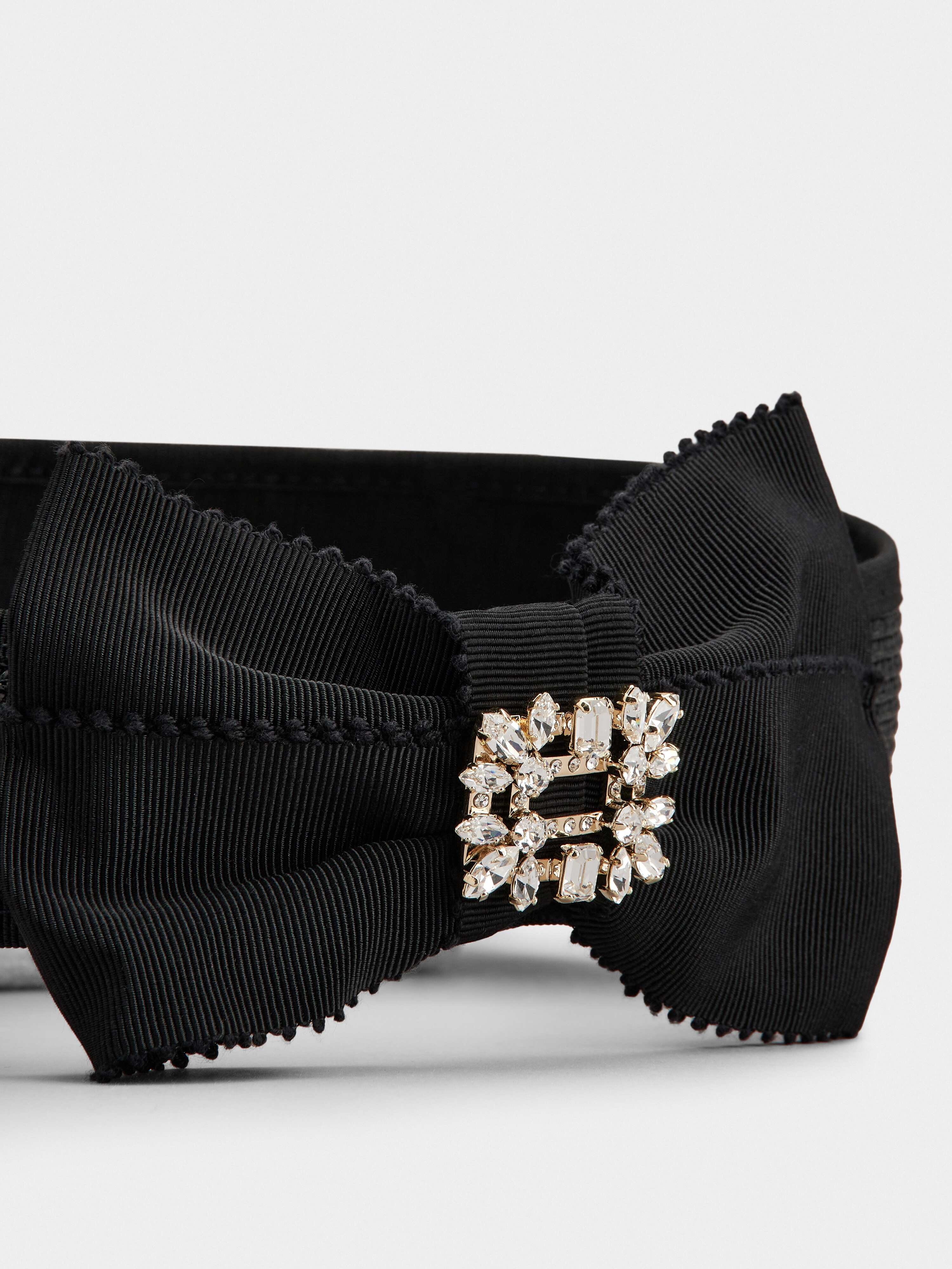 Broche Vivier Buckle Visor in Straw - 3