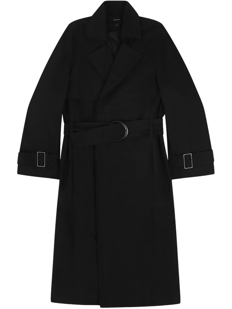 double-breasted trench coat 1
