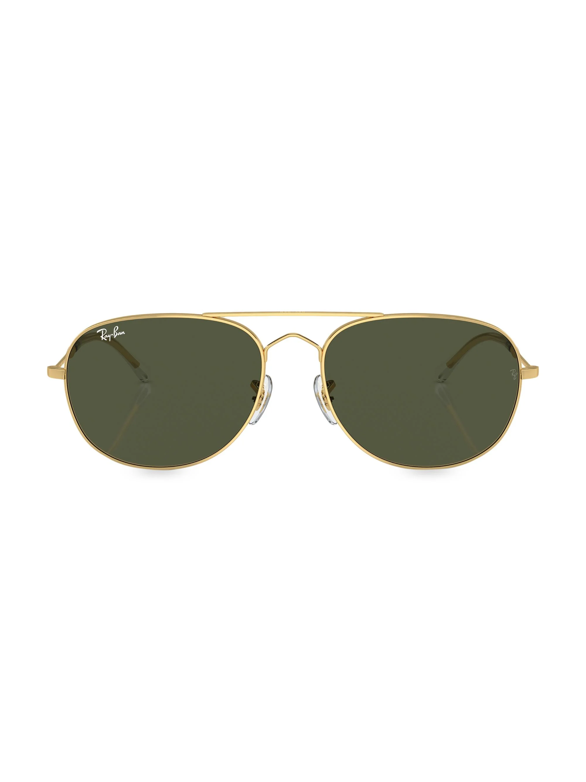 Men's RB3735 60MM Bain Bridge Pillow Sunglasses - Gold Dark Green - 1