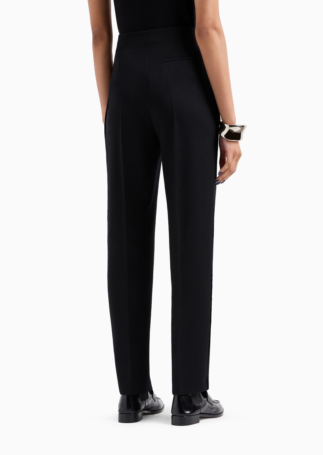 Virgin wool tuxedo trousers - 3