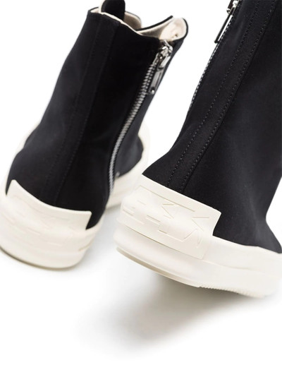 Rick Owens DRKSHDW lace-up high-top sneakers outlook