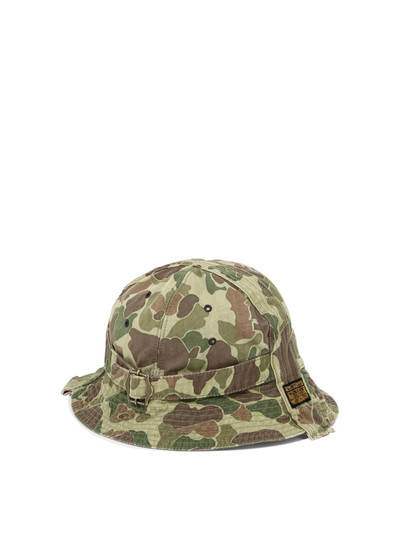 Kapital Camouflage Herringbone Hats Beige outlook