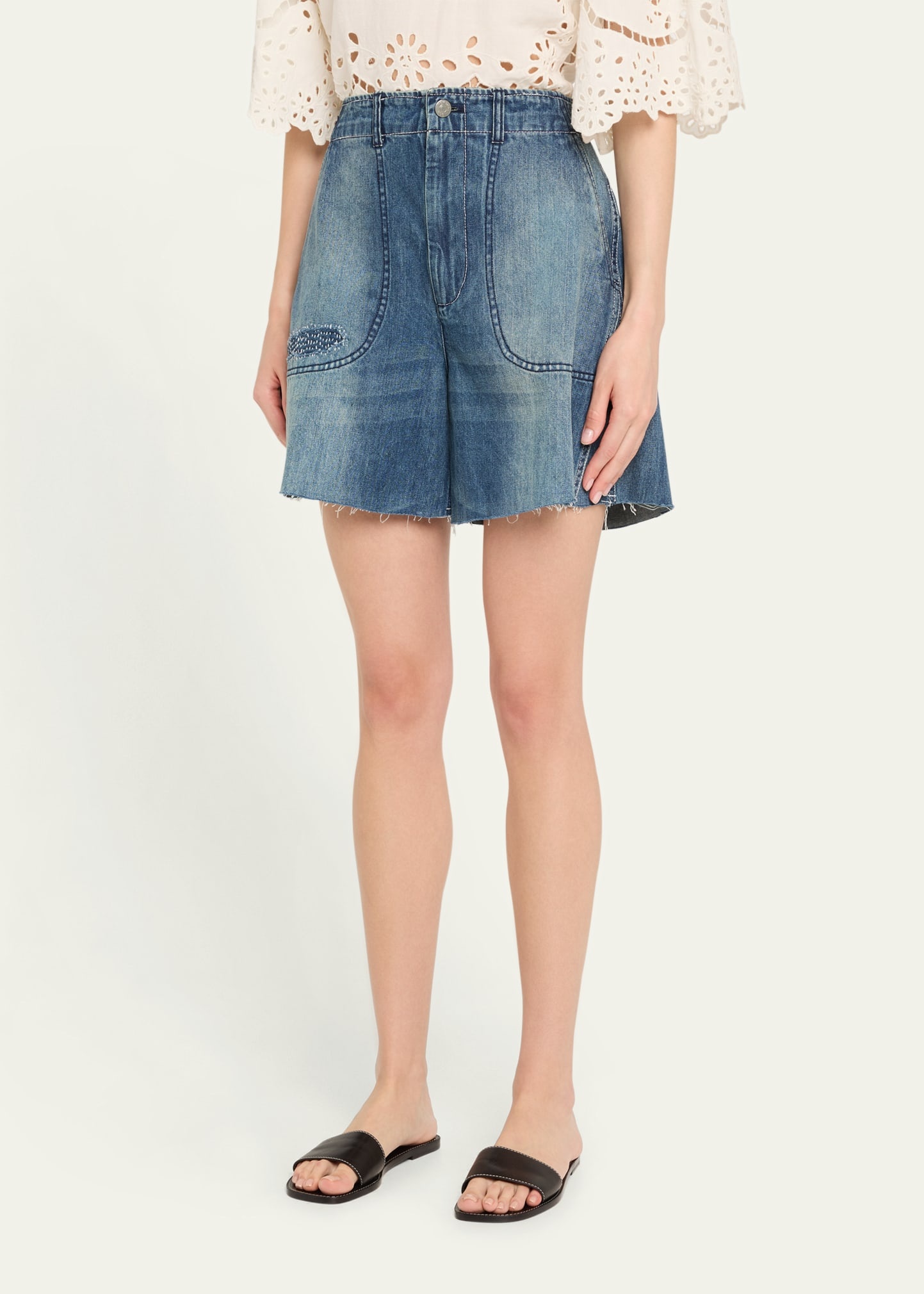 Spencer Denim Shorts - 4