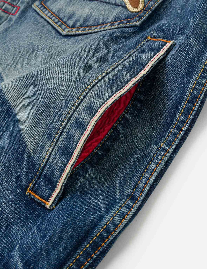 Evisu & Seagull Appliqué Denim Chinese Jacket 11