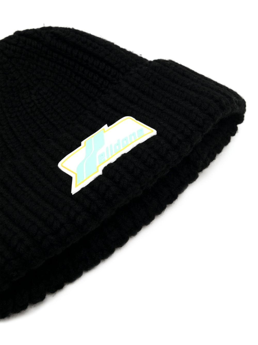 logo-appliquÃ© wool beanie - 2
