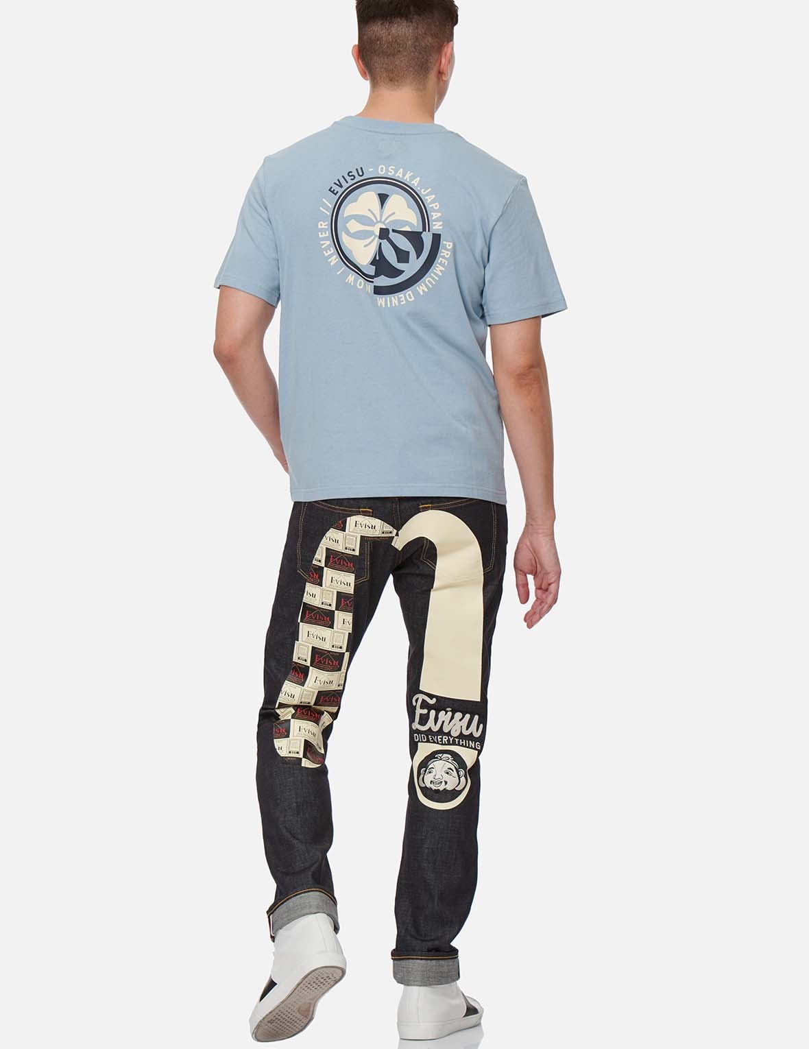 LABEL-PATTERN DAICOCK PRINT CARROT FIT JEANS #2017 - 3