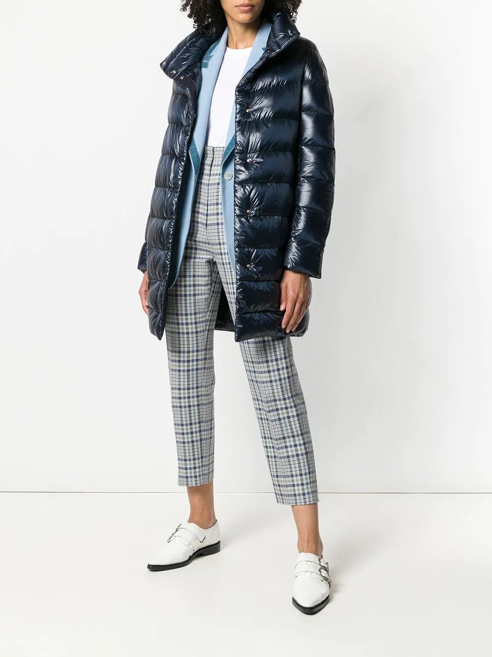 feather down puffer jacket - 2