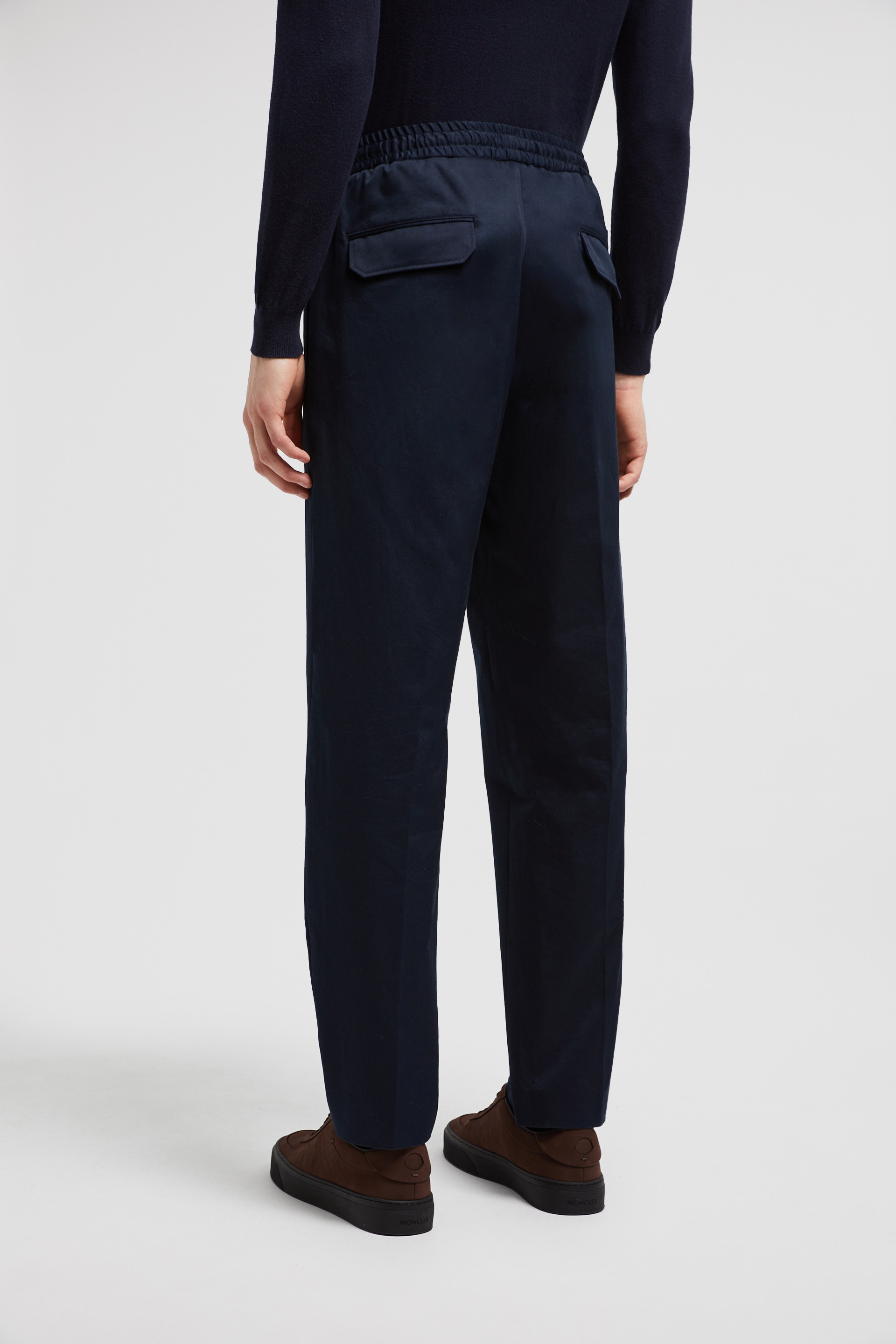 Cotton Crêpe Jogging Pants - 5