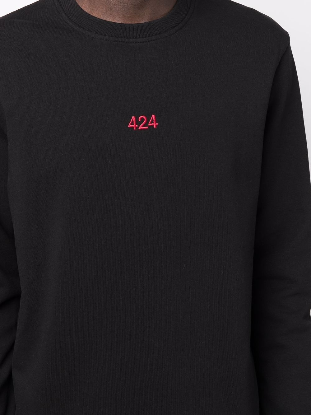 logo crew neck sweatshirt - 5