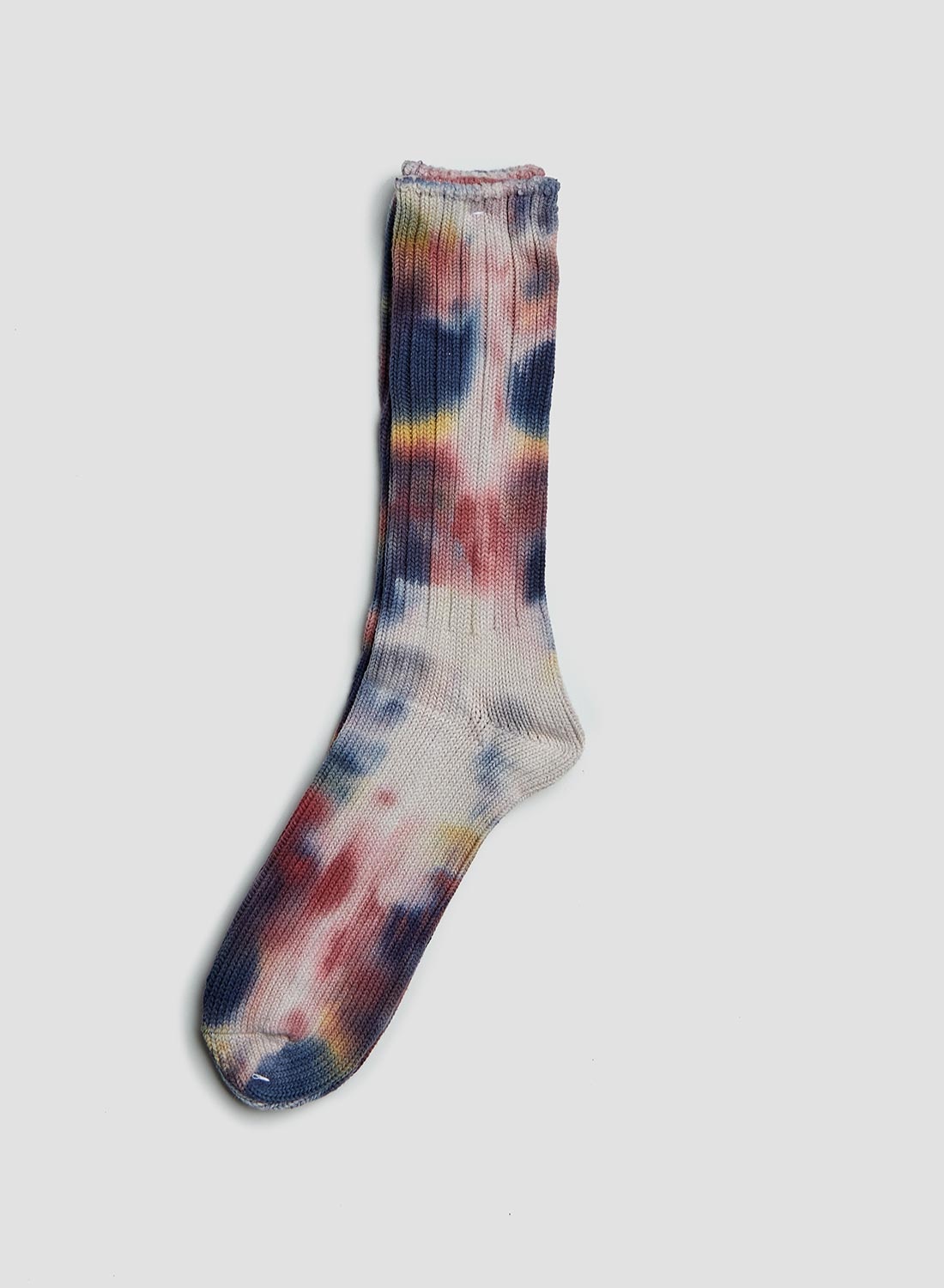 Anonymous Ism Scatter Dye Crew Sock in Red Melange - 2