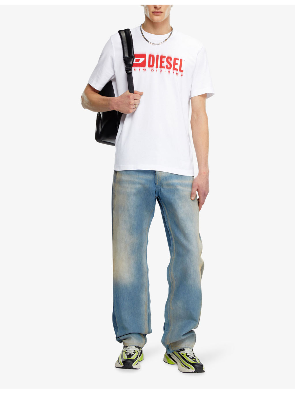 T-Adjust logo-print relaxed-fit cotton T-shirt - 2