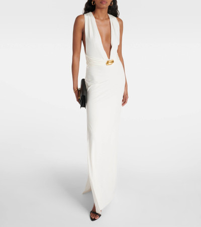 TOM FORD Cutout jersey gown outlook