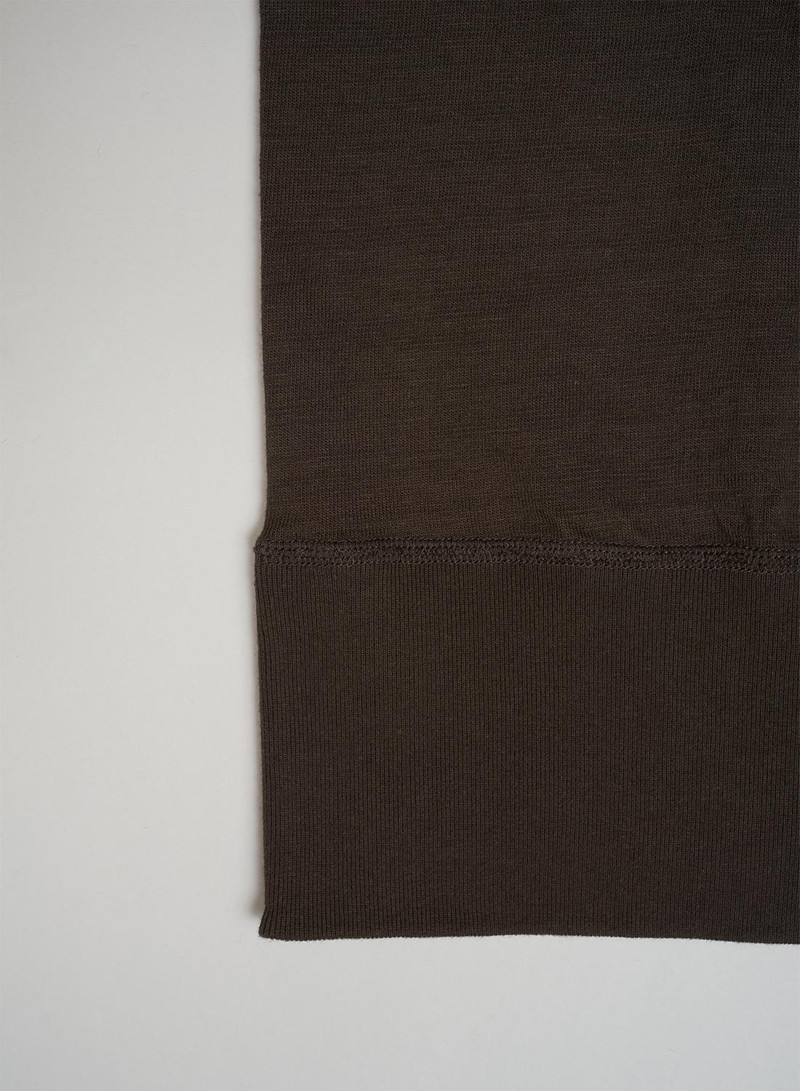 CC22 Henley Neck Shirt in Charcoal Grey 7