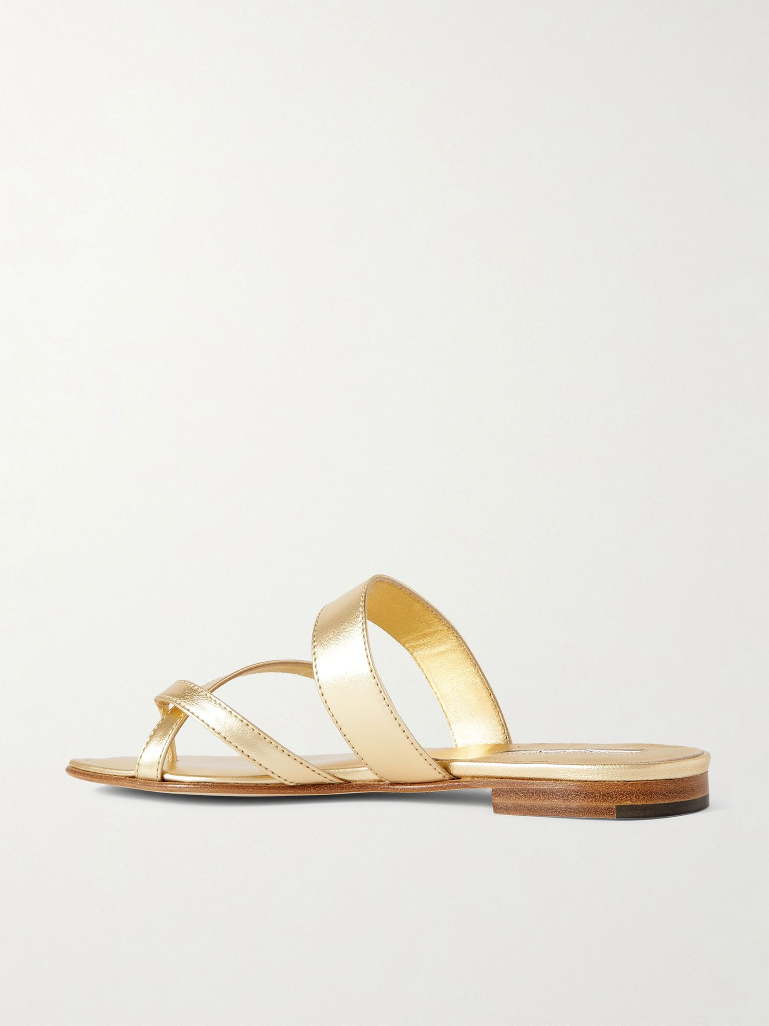 Susa metallic leather sandals Gold - 3