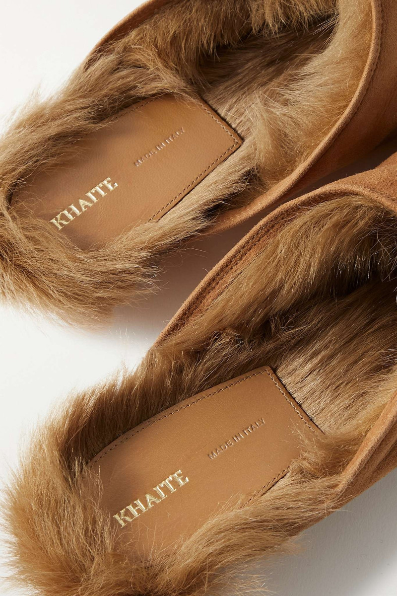 Otto shearling mules 4