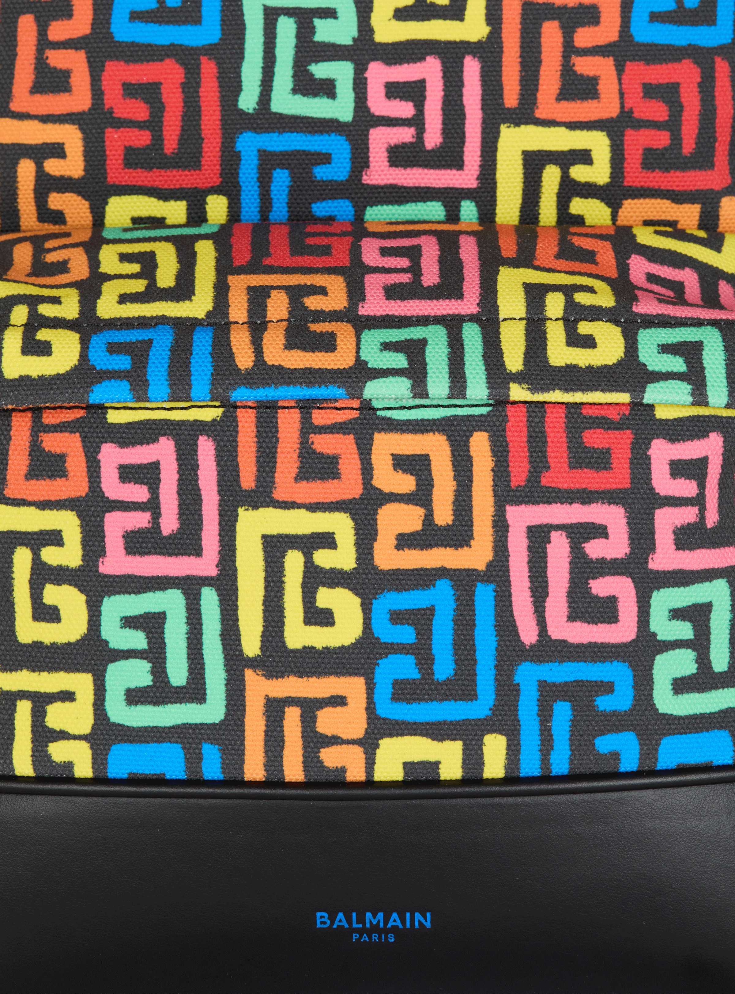 Multicoloured PB Labyrinth canvas backpack - 7