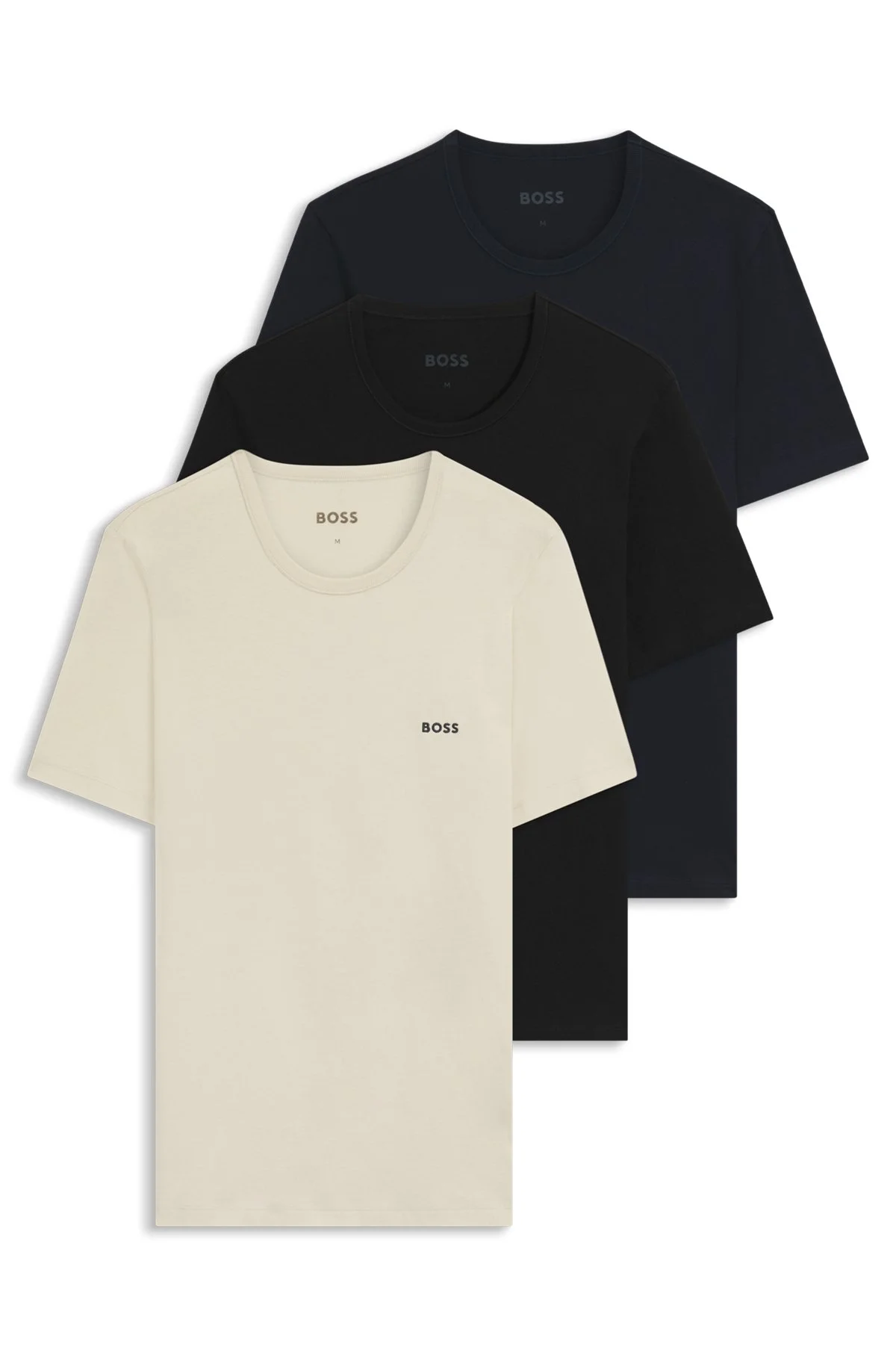 THREE-PACK OF UNDERWEAR T-SHIRTS IN COTTON - 1