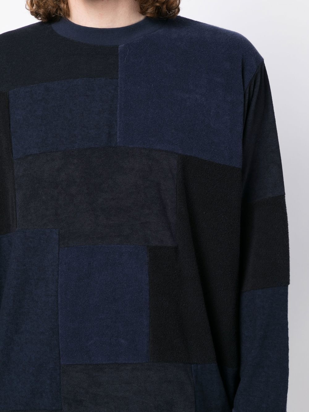 slouchy paneled jumper - 5