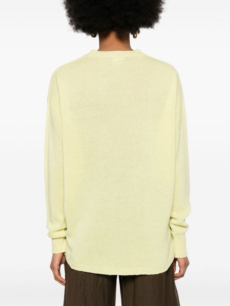 purl-knit cashmere jumper 4