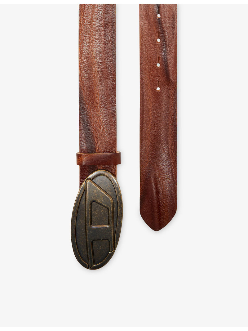 Diesel B-1DR 2.0 Waxed Leather Belt outlook