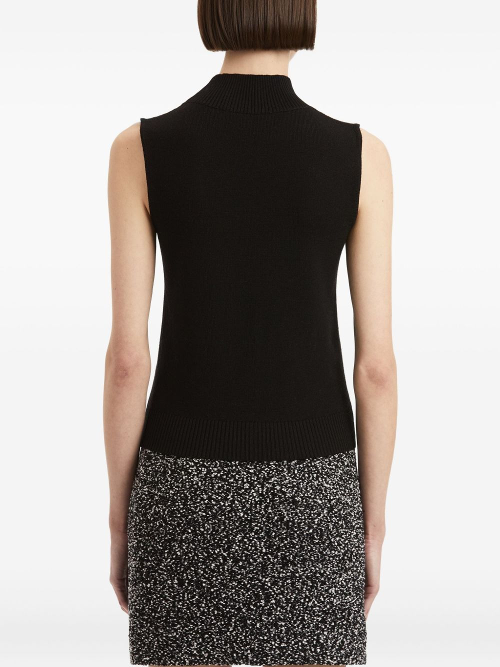 mock-neck sleeveless top - 5