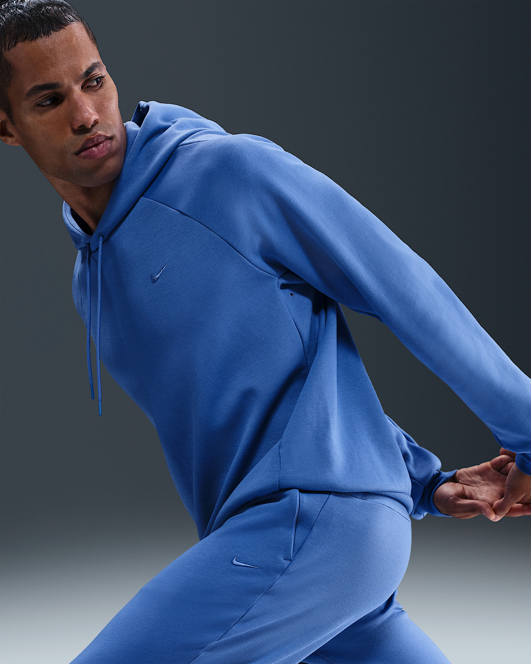 Nike Primary Fleece Men's Dri-FIT UV Pullover Performance Hoodie - 3