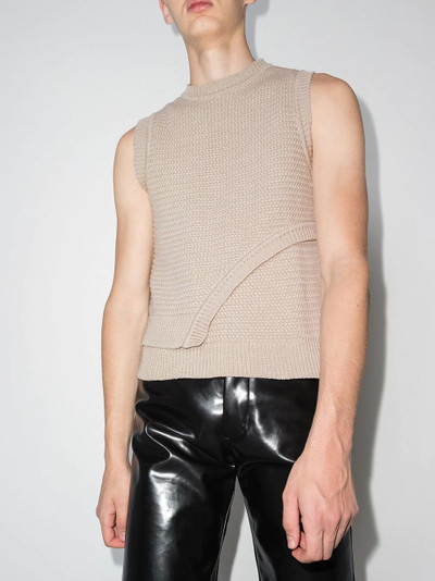 HELIOT EMIL™ asymmetric knitted vest outlook