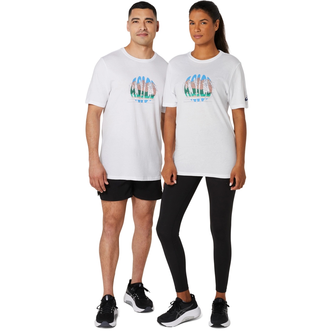 UNISEX ASICS CELEBRATE OUR HOME SHORT SLEEVE TEE - 7