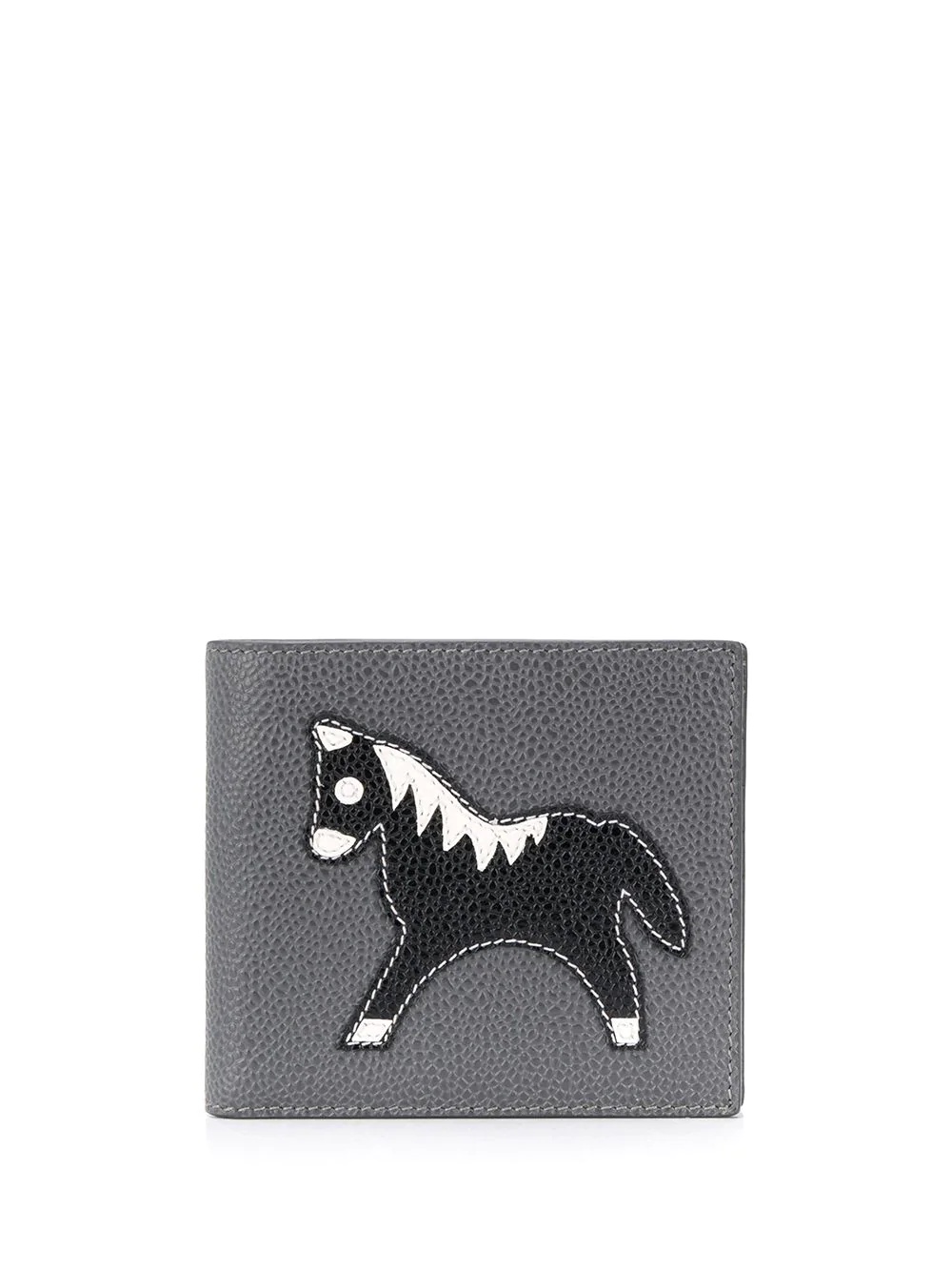 medium animal icon appliqué bifold wallet - 1