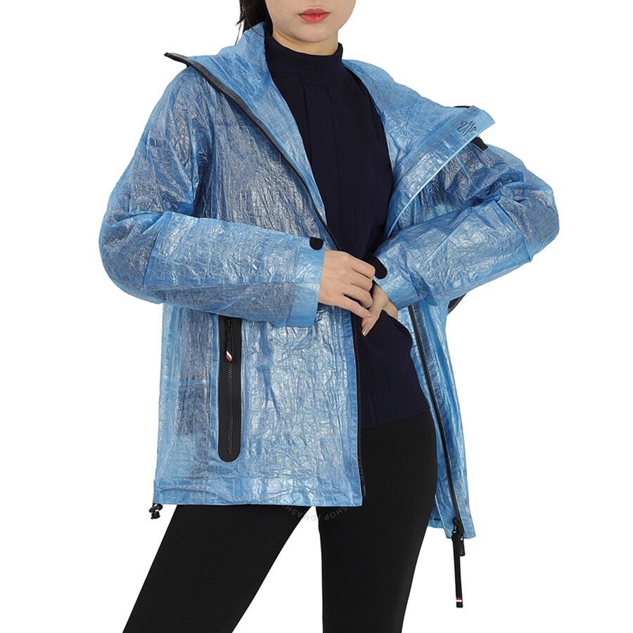 Moncler Ladies Day-namic Landry Crinkled Jacket - Bright Blue - 2