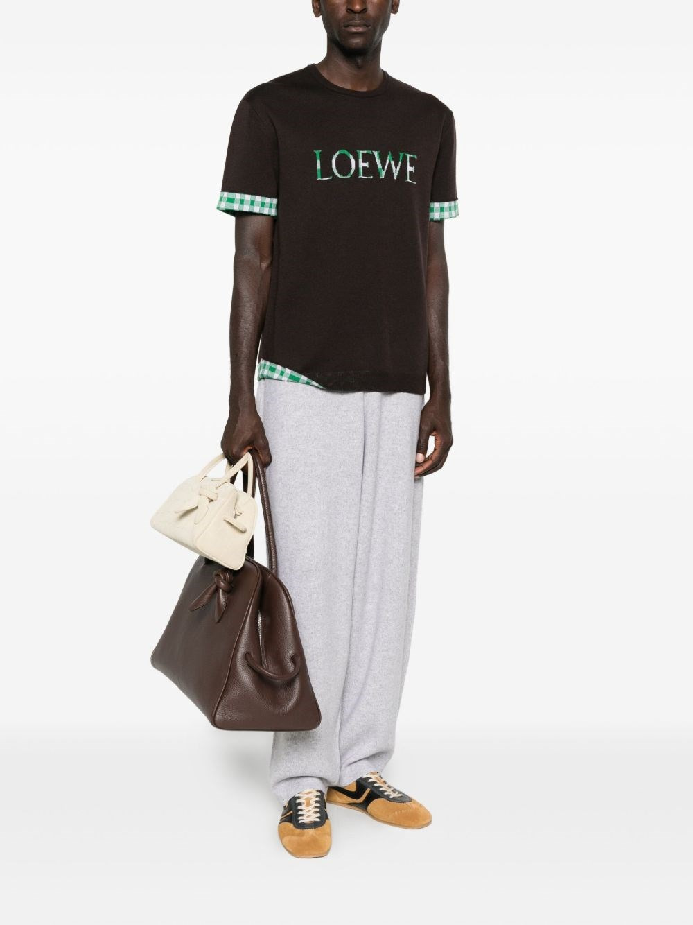 Wool and cotton blend t-shirt - 2