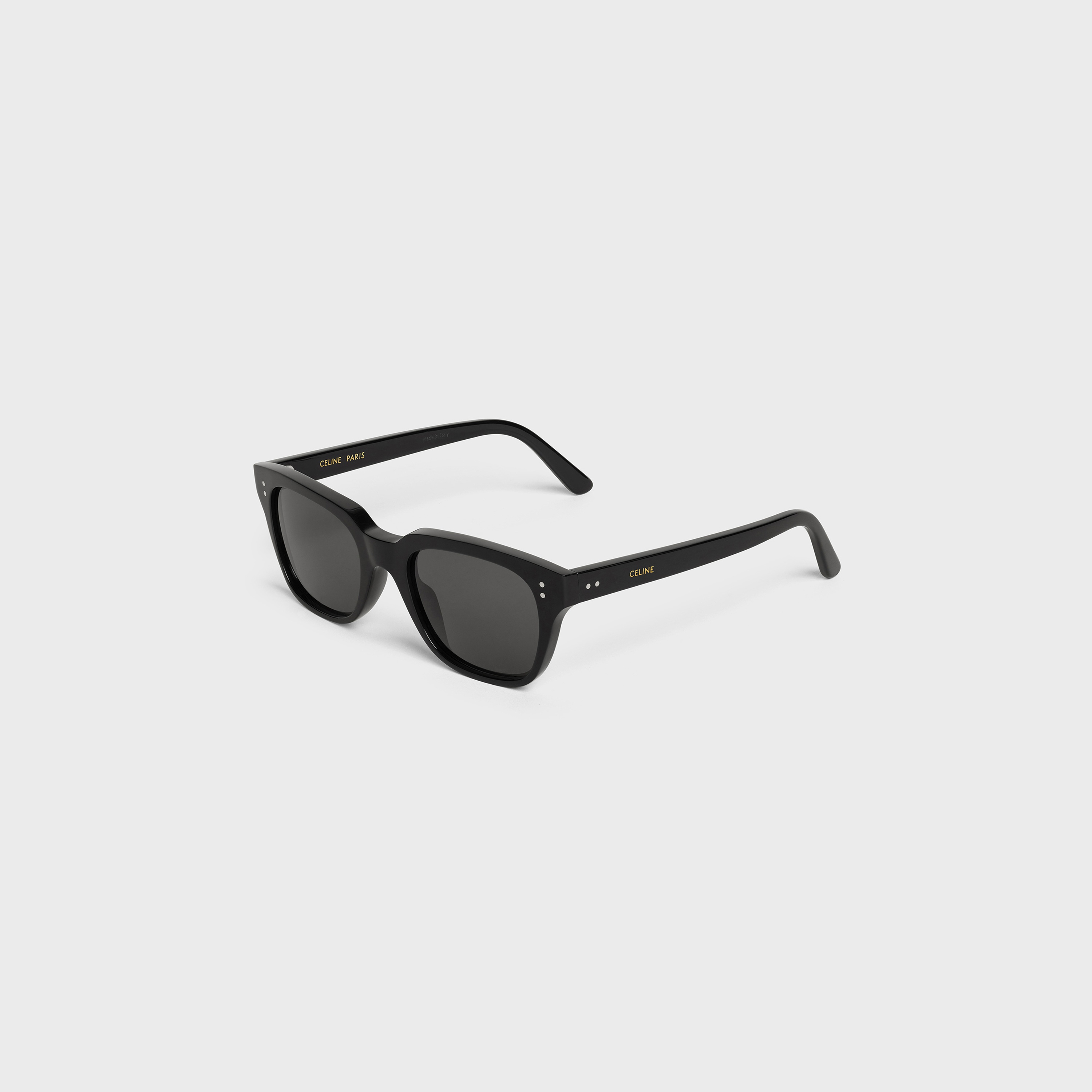 Black Frame 04 Sunglasses in Acetate with Polarized Lenses - 2