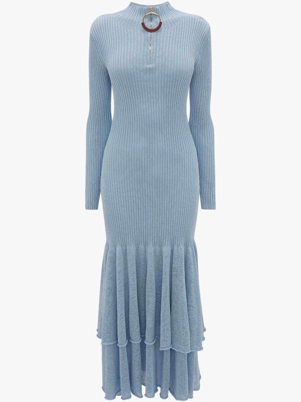 FLARED HEM RING PULLER DRESS - 1