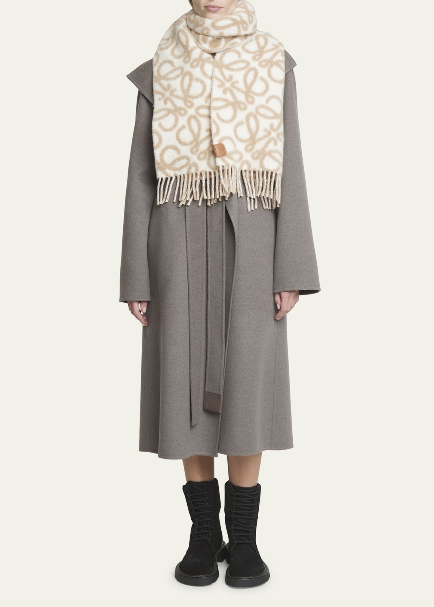 Anagram Wool-Blend Scarf - 2