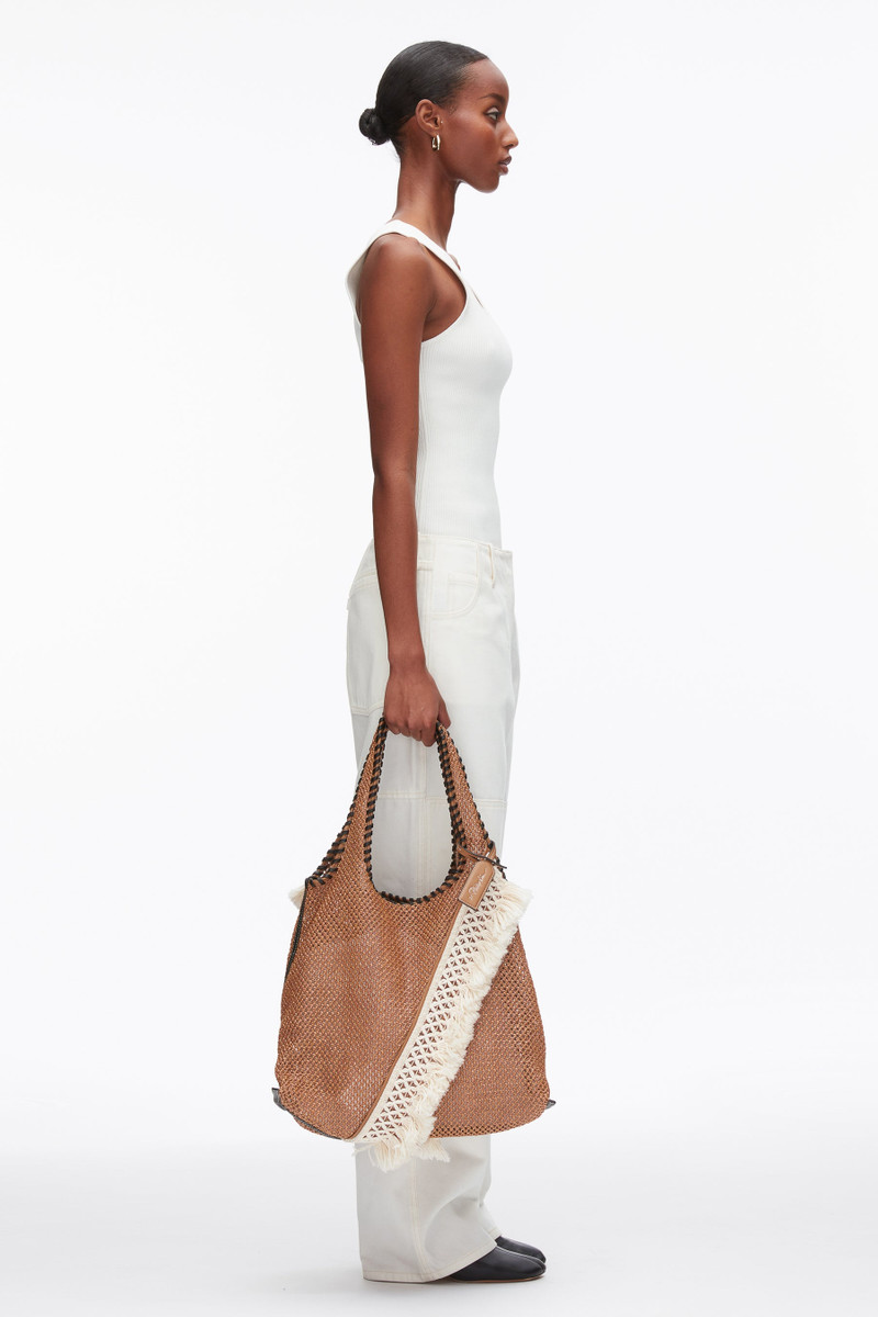 Raffia Fringe Market Tote 6