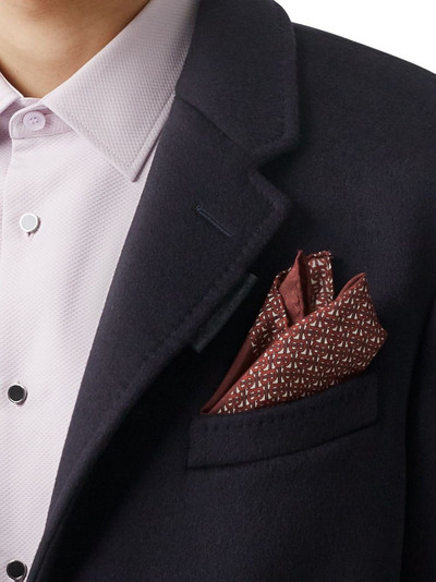 Burberry monogram panelled pocket square outlook