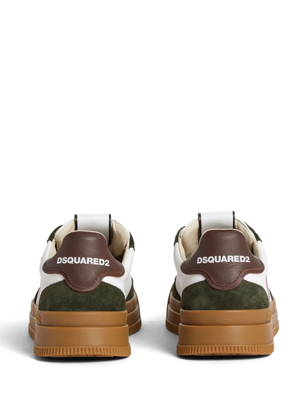 logo-print low-top sneakers - 3
