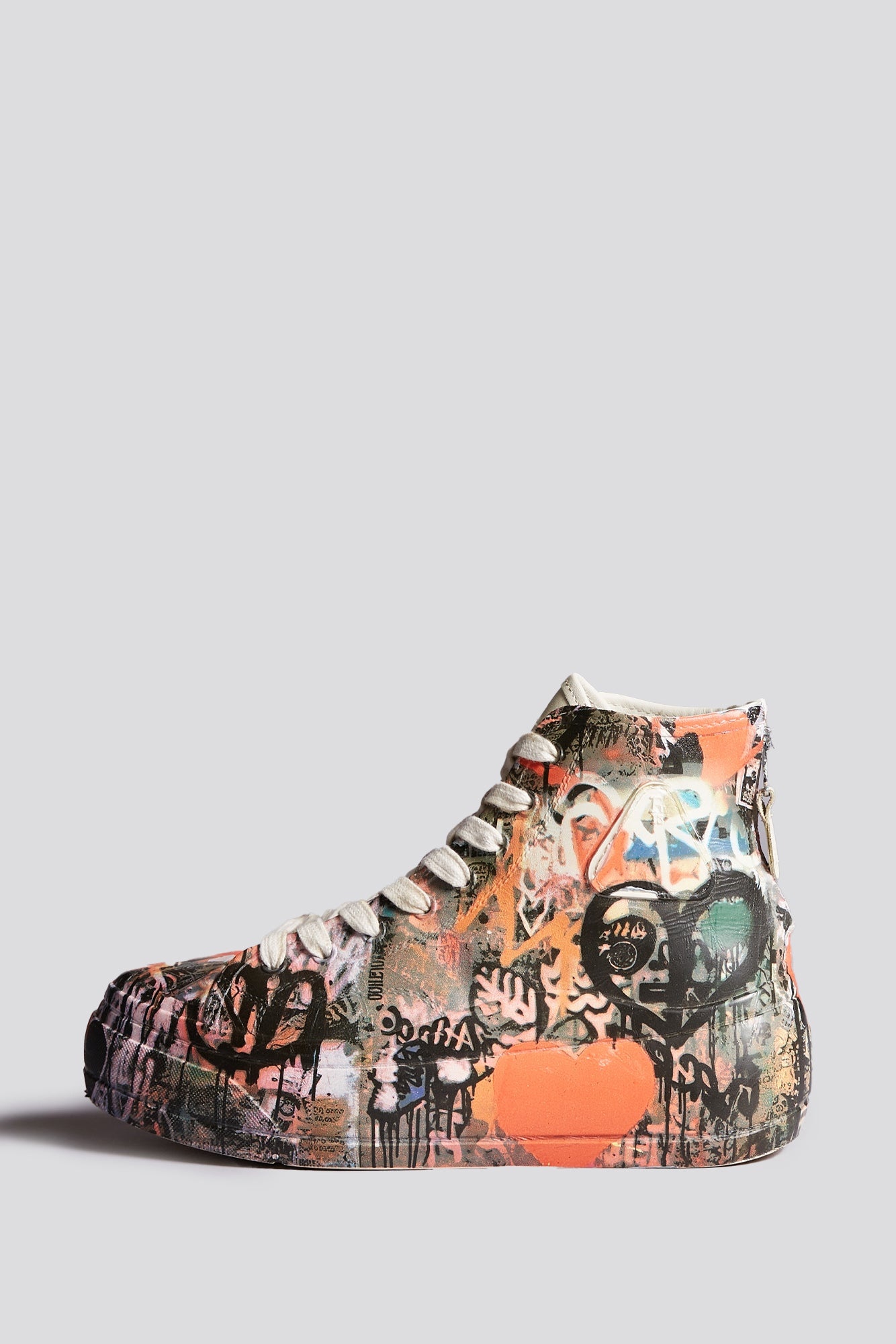 KURT HIGH TOP SNEAKER - HEART GRAFFITI -R13 - 1